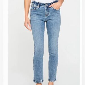 Dear John jeans: BLAIRE HIGH RISE ANKLE SLIM STRAIGHT JEANS BELCREST